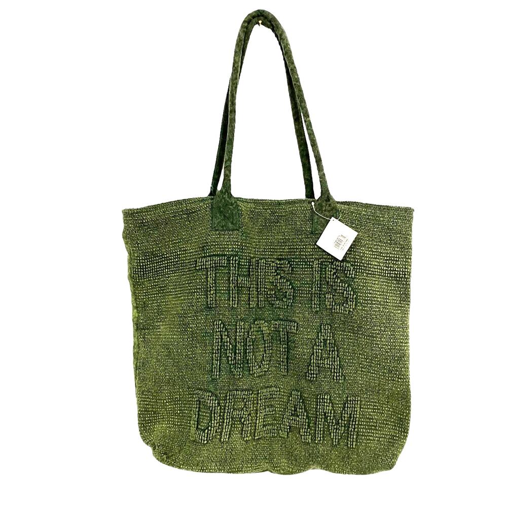 NWT Primitives By Kathy "Not A Dream" Green Tote Bag